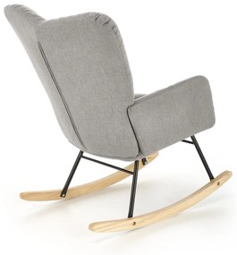 VASCO fotel bujany popielaty