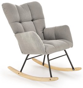 VASCO fotel bujany popielaty