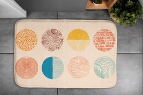 Dywanik łazienkowy Dywanik łazienkowy Kółka Linie