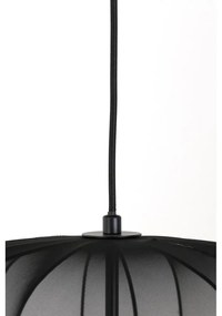 Czarna lampa sufitowa ø 50 cm Plumeria – Light &amp; Living