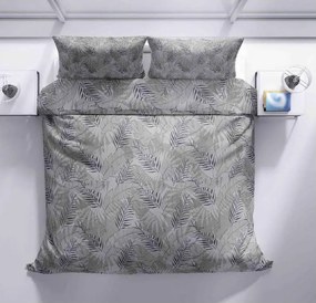 PrzytulneMieszkanie.pl PrzytulneMieszkanie.pl Kreponowa pościel FLOERIUM szara Rozmiar pościeli: 70 x 90 cm | 140 x 200 cm