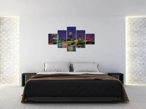 Obraz - Londyn wieczorem (125x70 cm)