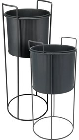 Kwietniki metalowe IDEM, 2 sztuki