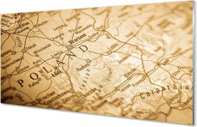 Panel nad Blat Kuchenny Kontury Mapy Polski