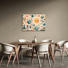 Obraz - Kawałki z kosmosu (70x50 cm)