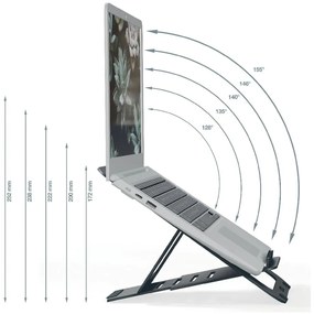 Regulowana podstawka pod laptopa Ergo – Leitz