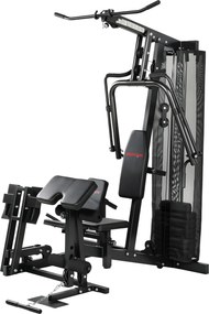 SPORTNOW Stacja siłowa z wyciągiem górnym, drążkiem butterfly, obciążeniem 65 kg, linką — do 120 kg | Aosom PL