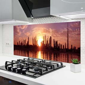 Panel Kuchenny Panorama Nocnego Miasta