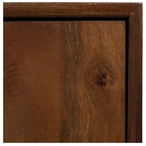 Brązowa komoda z litego drewna mango 160x78x40 cm Sagara – Ixia