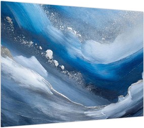 Obraz na szkle - Abstrakcja oceanu (70x50 cm)