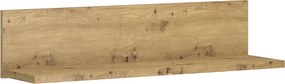 Minimalistyczna Półka Na Ścianę Dąb Artisan R4-W29