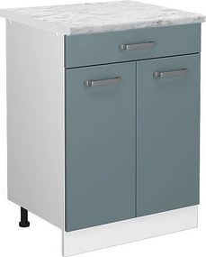 Szafka dolna do kuchni niebiesko-szary 60x60x81.6 r-line