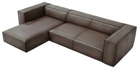 Brązowy skórzany narożnik (lewostronny) Madame – Windsor &amp; Co Sofas