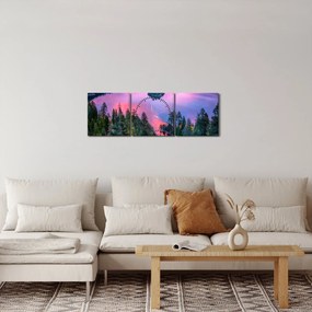 Obraz - Jezioro Tahoe, Sierra Nevada, Kalifornia, USA (z zegarem) (90x30 cm)