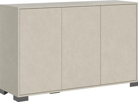 Komoda 3-drzwiowa Lumina 130x40x83 cm, kaszmir