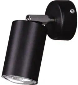 Czarny kinkiet reflektor tuba - S895-Alekiv