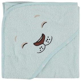 Miętowy bawełniany szlafrok dziecięcy w rozmiarze 1-2 lata Aslan – Foutastic