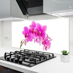 Panel nad blat kuchenny Biała Orchidea na Płótnie