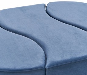 Stołek Alya Pouf Niebieski