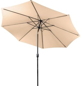 Fieldmann - Parasol śr. 3 m kremowy