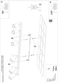 Zielona lampa sufitowa 6x117 cm Etna – Nice Lamps