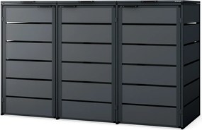 Zabudowa śmietnikowa 240L trzykomorowa, antracyt