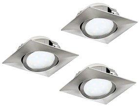 Eglo 95846 - Zestaw 3x LED Oprawa wpuszczana PINEDA 1xLED/4,9W/230V