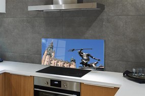 Panel szklany do Kuchni Zabytkowy Kościół v Gdańsku