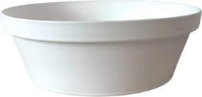 Biała nowoczesna ceramiczna umywalka nablatowa D5-P24