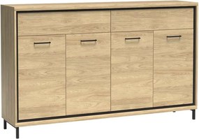 Komoda SYNDRA 177,2 cm do Salonu Sypialni Dąb