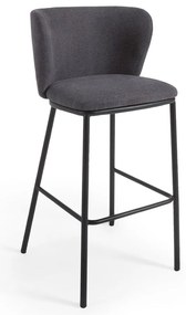 Ciemnoszary hoker zestaw 102 cm Ciselia – Kave Home