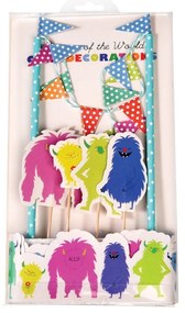 Komplet do dekoracji tortów Rex London Monsters Of The World