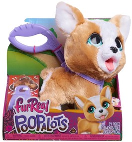 FurReal Poop-A-Lots Corgi, Piesek interaktywny, brązowo-biały