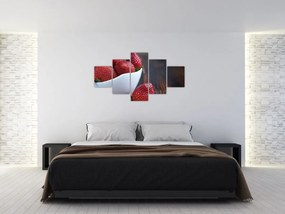 Obraz truskawek (125x70 cm)