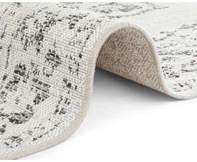 Szaro-kremowy dywan odpowiedni na zewnątrz NORTHRUGS Tilos, 160x230 cm