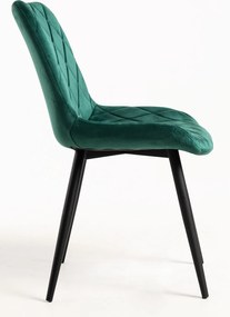 Zestaw 4 Krzese Min Aksamitne