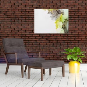 Obraz - Sztuka abstrakcyjna w tuszu (70x50 cm)