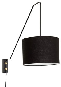 Czarny kinkiet ø 25 cm Jex – Kave Home