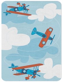 Niebieski dywan dziecięcy 100x140 cm Around the World – Oyo Concept