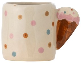 Beżowy ceramiczny kubek dla dzieci 255 ml Creamy – Bloomingville Mini