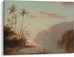 Obraz - Camille Pissarro, A creek in st. Thomas (Virgin Islands), reprodukcje (70x50 cm)