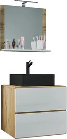 3 szt umywalka meble łazienkowe Lendas 60 cm M