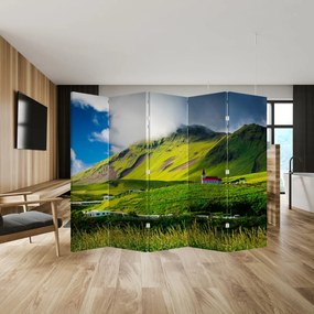 Parawan - Górski krajobraz (210x170 cm)