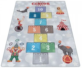 Dywan dziecięcy Play Klasy cyrkowe antypoślizgowy do prania 160 cm x 230 cm