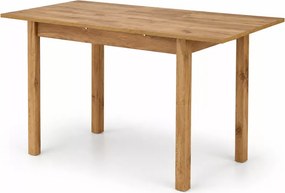 Nowoczesny rozkładany stół Plissee 100-135x60 cm prostokątny z laminowanym blatem i nogami do kuchni