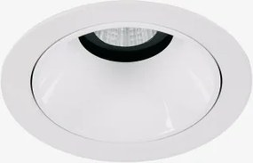 Downlight Led Wpuszczany Z Okrągłą Ramką Ø7 Cm Do Użytku Zewnętrznego, Wykonany Z Aluminium Orelva Biała Ciepła 2700 K & Biała & 6 W & 23º - Sklum