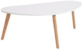 Biały stolik Bonami Essentials Skandinavian, dł. 120 cm