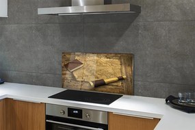 Szklany Panel Stara Mapa w Formie Zeszytu