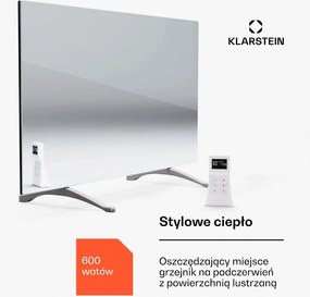 Klarstein Marvel 600W 60x100cm Panel na podczerwień lustro