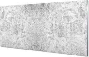 Szklany Panel Geometryczny Wzór Betonowy